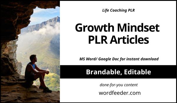 growth mindset plr articles